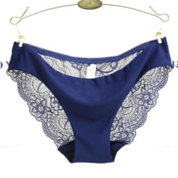14 Colors Women's Invisible Underwear Spandex Crotch Intimate Women Sexy Lace Black Floral Panties Seamless Panty