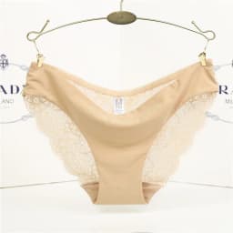14 Colors Women's Invisible Underwear Spandex Crotch Intimate Women Sexy Lace Black Floral Panties Seamless Panty