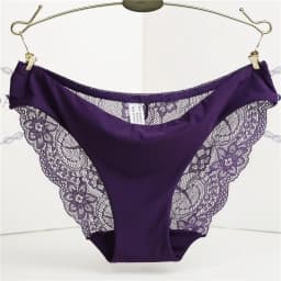14 Colors Women's Invisible Underwear Spandex Crotch Intimate Women Sexy Lace Black Floral Panties Seamless Panty