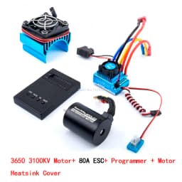 3650 2300KV / 3100KV / 3900KV / 4300KV / 5200KV Brushless Motor & 45A 60A 80A 120A ESC Combo for 1:10 RC Car Boat Part
