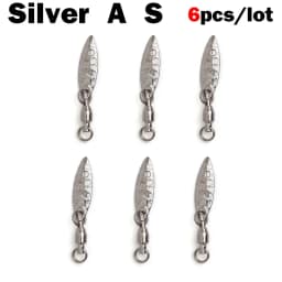 OUTKIT 6 Pcs/lot Lure DIY For Spinner Spoon Lures Frogs VIB Reflective Stainless Steel Sheet Noisy Spoons Fishing Accessories