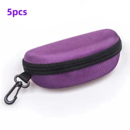 5/10pack Portable Zipper Sunglasses Protector Box Eye Glasses Case Box Oxford Travel Pack Glasses Case Accessories With Hook
