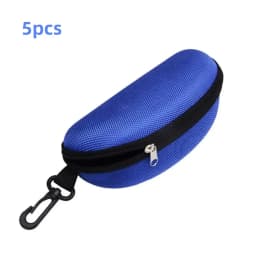 5/10pack Portable Zipper Sunglasses Protector Box Eye Glasses Case Box Oxford Travel Pack Glasses Case Accessories With Hook