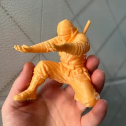 (9*7.8cm) 3D Printed Cool Organizer Ninja Pen Holder Miniature Pen Stand Creative Gift Ornament Modern Desktop Decoration