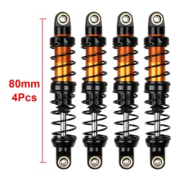 INJORA Metal Shock Absorber 70/80/90/100/110/120mm Oil Damper for 1/10 RC Crawler Car Axial SCX10 90046 AXI03007 TRX4 TRX6