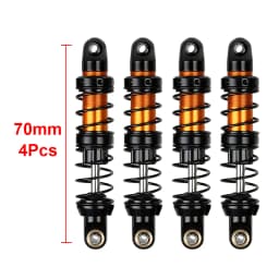 INJORA Metal Shock Absorber 70/80/90/100/110/120mm Oil Damper for 1/10 RC Crawler Car Axial SCX10 90046 AXI03007 TRX4 TRX6