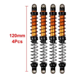 INJORA Metal Shock Absorber 70/80/90/100/110/120mm Oil Damper for 1/10 RC Crawler Car Axial SCX10 90046 AXI03007 TRX4 TRX6