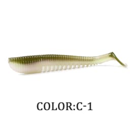 2019 Supercontinent 50mm 80mm 95mm 110mm Fishing Lures Soft Lure Artificial Bait Predator Tackle for Pike and Pike