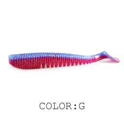 2019 Supercontinent 50mm 80mm 95mm 110mm Fishing Lures Soft Lure Artificial Bait Predator Tackle for Pike and Pike