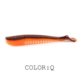 2019 Supercontinent 50mm 80mm 95mm 110mm Fishing Lures Soft Lure Artificial Bait Predator Tackle for Pike and Pike