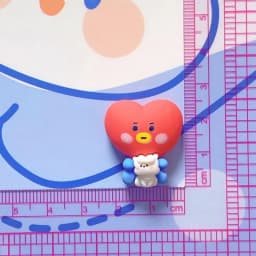 BT21 Koya RJ Shooky Man Tata Chimmy Cooky DIY Cartoon Cute Shoe Buckle Three-dimensional Shoe Flower Decoration Detachable