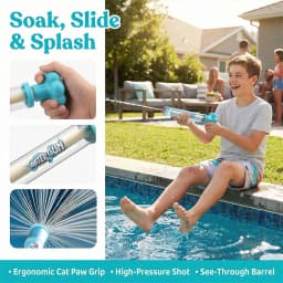 1 PCS Pusher Type Fun Water Jet Spray or Single Hole Water Gun Water Splashing Festival Prop Outdoor Leisure Play Game