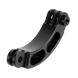 For Gopro Accessories Extension Selfie Stick Helmet Arm Bracket Mount Curved aluminum CNC for Go Pro Hero 13 12 DJI Action 4