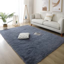 Grey Living Room Large Carpet Hall Coffee Table Floor Mat 160x230 Children's Room Bedroom Long Hair Fluffy Floor Covering Rugs