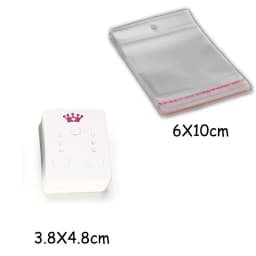 Earring Cards Necklace Display Cards with Bags 50pcs Earring Display Cards 50Pcs Self-Seal Bags Kraft Paper Tags for DIY Jewelry