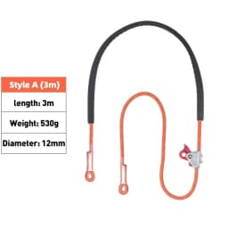 Electrician Fence Height Work Adjustable Positioning 12mm Safety Rope Flat Belt Fall Prevention Construction Safety Equipment