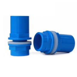 20~50mm Black/Blue/White Aquarium Connector PVC Waterproof Pipe Butt Fish Tank Straight Fitting Joint Fish Tank Tool Accessories