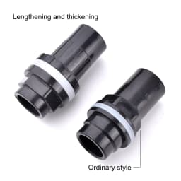20~50mm Black/Blue/White Aquarium Connector PVC Waterproof Pipe Butt Fish Tank Straight Fitting Joint Fish Tank Tool Accessories