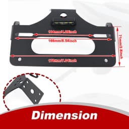 Fit For Honda CBR500R CB500F 2016-2026 CB500 Hornet 2024-2026 License Plate Holder Bracket Rear Tail Tidy Fender Eliminator Kit