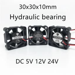DC5V 12V 24V 3010 30MM 30*30*10MM Cooling Fan 3D Printer Fan Graphics Card Fan Hydraulic Bearing Ball Bearing 2pin