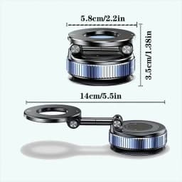 Vacuum Magnet Car Bracket Upgraded Version Multi-angles Adjustment Strong Magnetic Suck Foldable Car Navigation Phone Holder