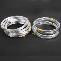 Silver Color Aluminum Wire 1mm 1.5mm 2mm 2.5mm 5mm Soft Metal Floristry Wire Jewelry Findings Making Craft DIY Free Shipping