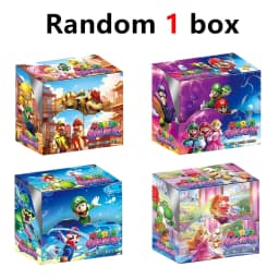 Super Mario Galaxy Trading Cards Collectible Booster Box 288 Anime Game Character Cards for Fans, Ideal Collectible & Party