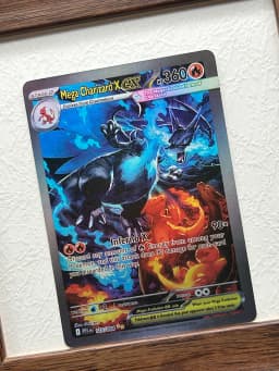 DIY PTCG Rating Card Single Card 2025 PFL EN MEGA CHARIZARD X Ex SPECIAL ILLUSTRATION RARE GEM MT10 Hobby Collection Flash Card