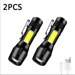 Rechargeable LED Flashlight 100000LM Super Bright Long Range Tactical Torch Waterproof for Outdoor Camping Fishing Lantern