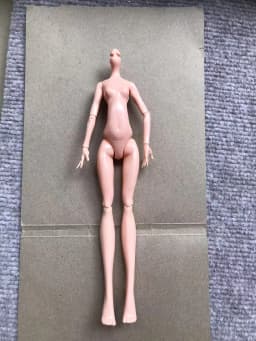 23cm Multi-Joints Movable Doll Figure Body Toy White Green Brown Blue Black Monster Doll Body to Fit Many Heads for Kids