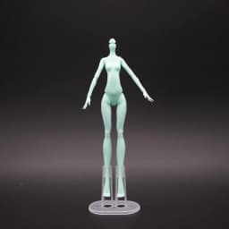 23cm Multi-Joints Movable Doll Figure Body Toy White Green Brown Blue Black Monster Doll Body to Fit Many Heads for Kids