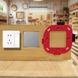 2Pcs Aluminum Alloy Radius Jig Templates - Woodworking Router Corner Radius Set - Quick-Switch Arc Cutting Guide