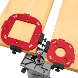 2Pcs Aluminum Alloy Radius Jig Templates - Woodworking Router Corner Radius Set - Quick-Switch Arc Cutting Guide