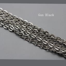 5meters 2x3mm 3x4mm Metal Necklace Chain Bulk Link Chains For Jewelry Making Findings DIY Necklace Bracelet Chain Materials
