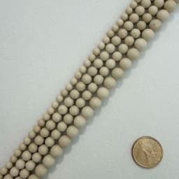 Natural Stone White Jasper Round Loose Beads 15" Strand 4 6 8 10 12MM Pick Size For Jewelry Making