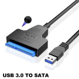 SATA to USB3.0 Cable USB Type C to SATA III Hard Driver Adapter 2.5 Inch External HDD SSD USB C to Sata Cord Connector Converter