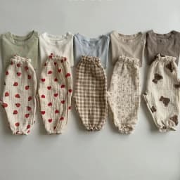 Soft Muslin Clothes Pants Pantalons Capris Organic Cotton Baby Pants Newborn Toddlers Autumn Spring Summer Winter Cute Print