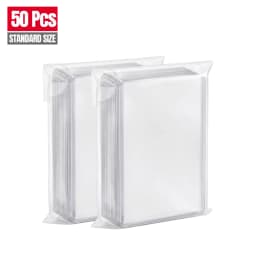 10/25/50PCS 35PT Rigid Card Toploaders for Korean Kpop Photocard Pokemon TCG Clear 3x4" Hard Plastic Sleeves Sports Card Holders