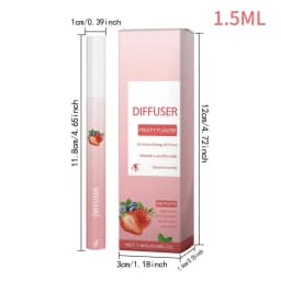 1pcDiffuser Pen Energy Boost Cleansing Personal Care Products Refreshing Fruit Lung Care Sticks For Men Women Daily Morning Work