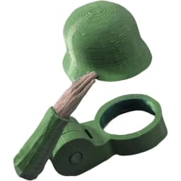 Funny Soldier Salute Beer Bottle Helmet Decor Realistic Design Dustproof Bottle Cap Assorted Styles for Veterans Party Collector