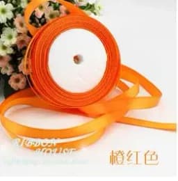 22m Long Pink Silk Satin Ribbon 10mm Wide Party Home Wedding Decoration Gift Wrapping Christmas New Year DIY Material Supplies