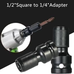 Drill Chuck Converter Socket Adapter Hex Shank 1/2"Drive To 1/4" Impact Drilling Bits Driver Quick Load Adapter For Power Tools