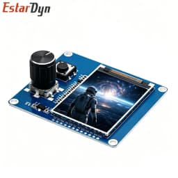Estardyn 2.0 Inch TFT LCD Display with Rotary Encoder EC11, IIC SPI Interface for ESP32 Raspberry Pi DIY Projects