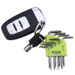 8pcs Star Torx Wrench Spanner Set T5 T6 T7 T8 T9 T10 T15 T20 Box End Wrench Screwdriver Bits Professional Hand Tools