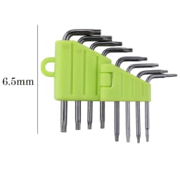 8pcs Star Torx Wrench Spanner Set T5 T6 T7 T8 T9 T10 T15 T20 Box End Wrench Screwdriver Bits Professional Hand Tools