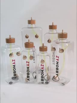 Model Airplane Fuel Tank RC Aircraft Gas/Petrol Nitro Transparent Tanks 260ML 360ML 500ML 700ML 1000ML 1500ML Fuel Bottles