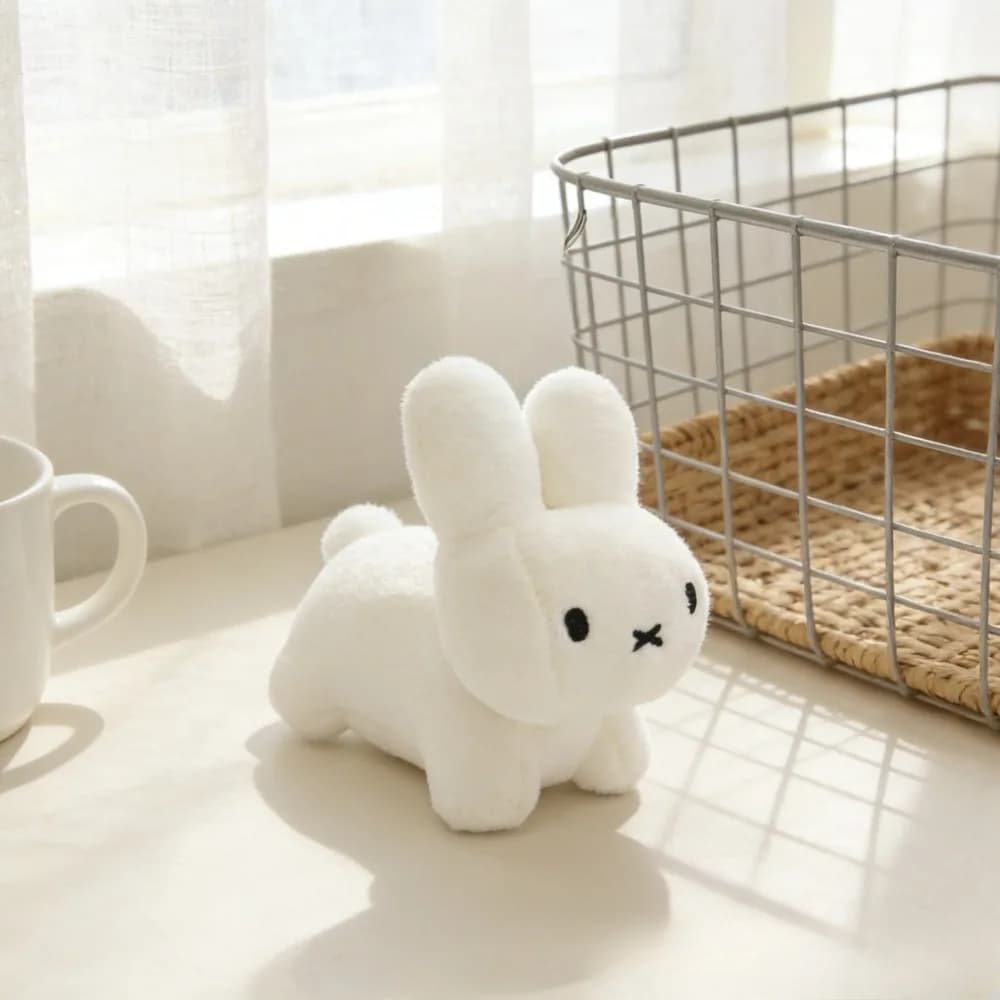 Kawaii Miffy Cute Ornament Doll White Rabbit Doll Gift Backpack Hanging Decoration Gift Toy for Girl