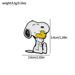 Cartoon cute Square Pants Enamel Lapel Pins Cartoon Character Collectible Badges Cute Children's Gift Jewelry for Backpacks**