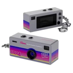 Roreta Digital Camera 0.96 Inch Keychain Camera Retro Support Memory Card 1080P Very Small Camcorder Video Recorder with Flash