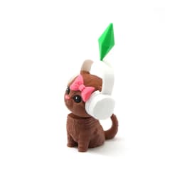 The Sims Plumbob Dancing Cat Car Decoration Cute Bobble Head Ornament for Dashboard Mini Action Figure for Car Interior